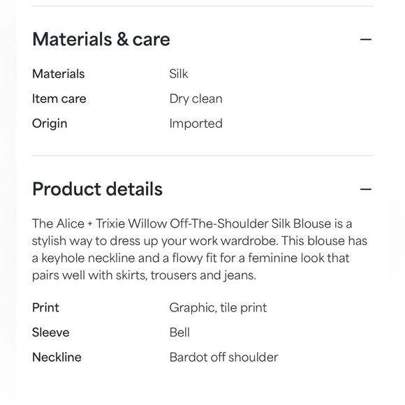 NWOT ❤️SALE❤️ 100% Silk Alice & Trixie/Stitch Fix Top. GORGEOUS COLORS! - Picture 7 of 16